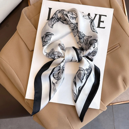 Lisboa Medium Silk Satin Scarf