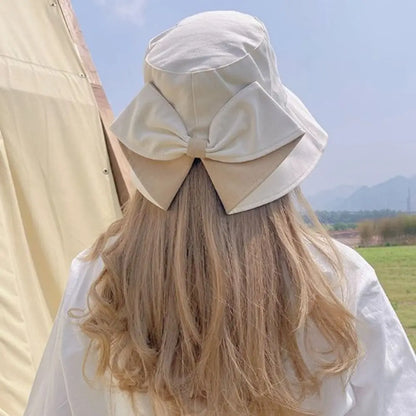 Double Tone Sutton Cotton Bow Sun Hat